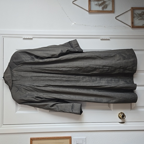 Jones New York metallic trench coat rain jacket - Picture 9 of 9